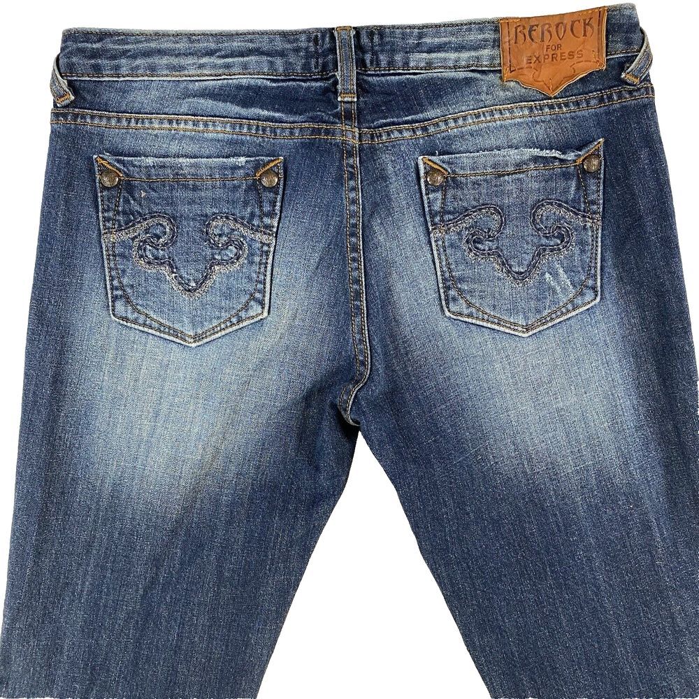 RE ROCK for Express‎ Distressed Skinny Jeans Sz 12